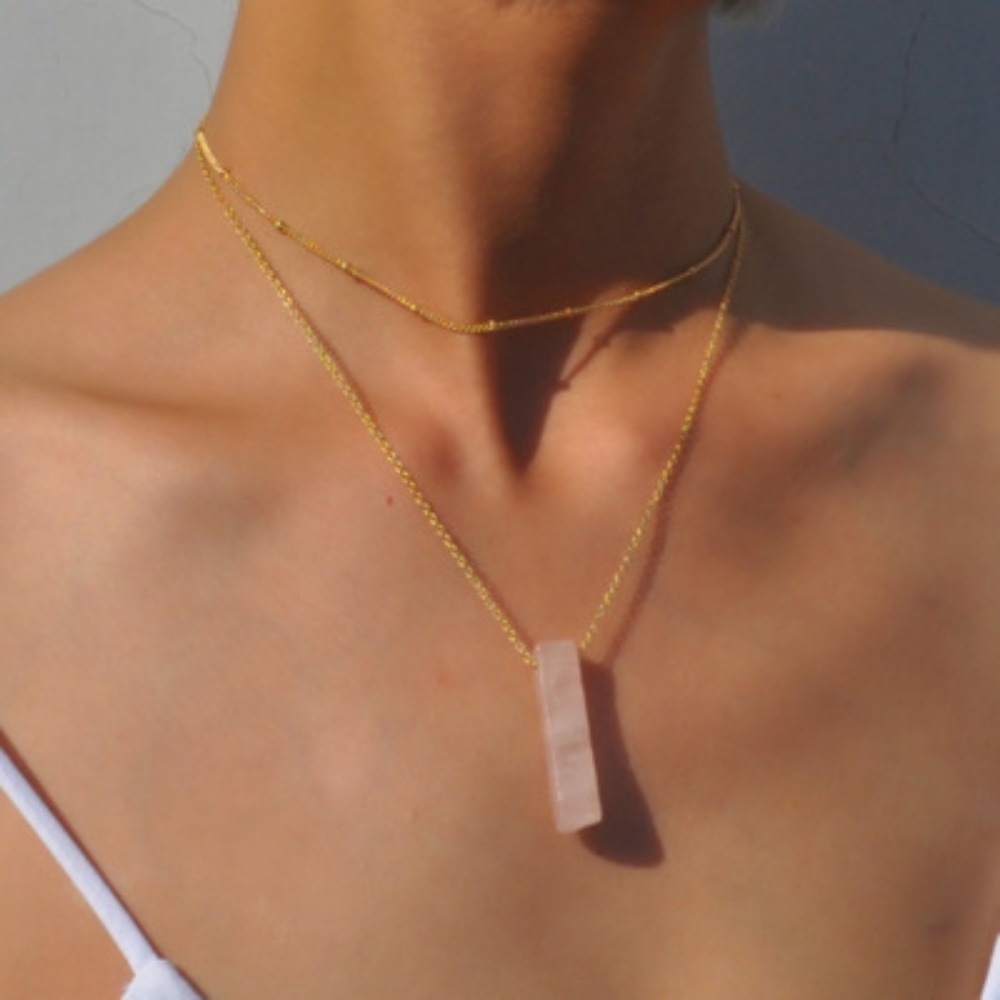 Natural Stone Necklace - Picture 2 of 6